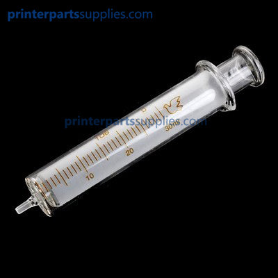 Glass Sringe for Ink Filling Maintenance Variable Size