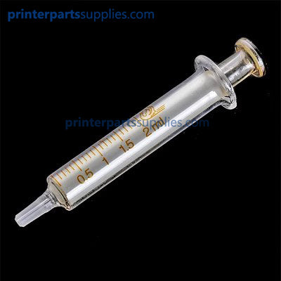 Glass Sringe for Ink Filling Maintenance Variable Size